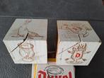 Duvel moortgat 2 verschillende houten blokjes 8x8x8 cm, Ophalen of Verzenden, Zo goed als nieuw, Duvel