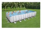 Piscine Bestway hors sol gris clair 732 x 366 x 132, Neuf, 300 cm ou plus, Enlèvement, Rectangulaire