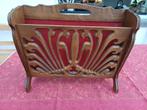 Porte journaux en bois sculpté de style art nouveau, Enlèvement ou Envoi, Comme neuf