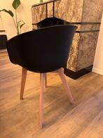 Kuipstoel scandinavisch (6 stuks) zwart, Huis en Inrichting, Stoelen, Ophalen, Zo goed als nieuw