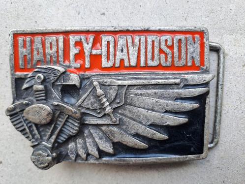 Vintage belt buckle Harley Davidson Harmony Design 1989, Motoren, Kleding | Motorkleding, Ophalen