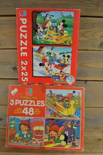 puzzel, Micky Mouse, Pinocchio beschikbaar voor biedingen