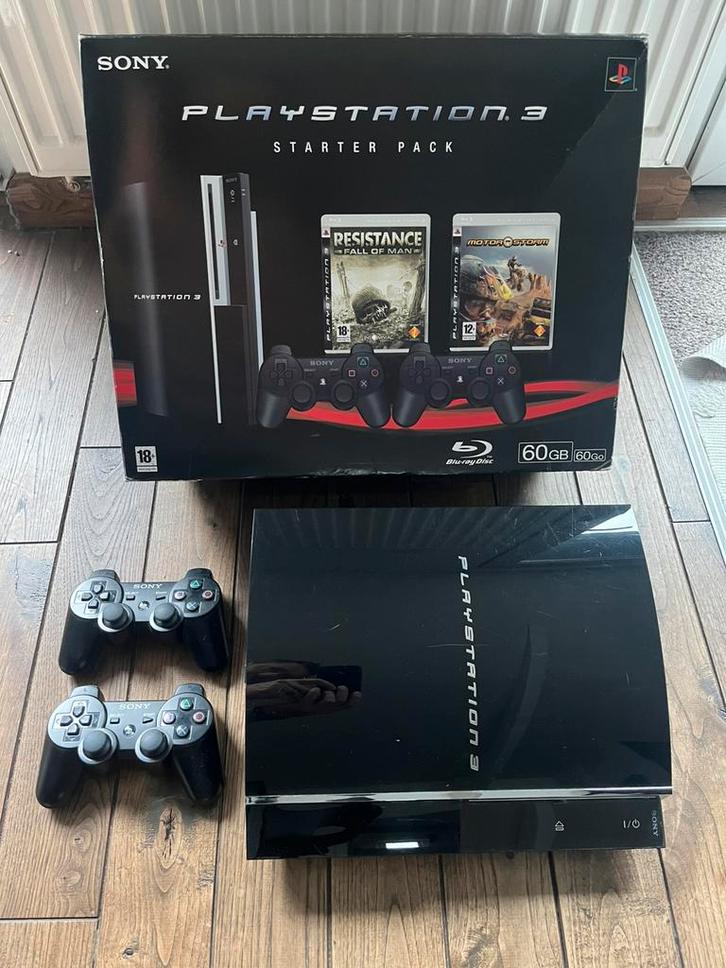 PlayStation 3 CECHC04 met originele doos, Games en Spelcomputers, Spelcomputers | Sony PlayStation 3, Zo goed als nieuw, Phat