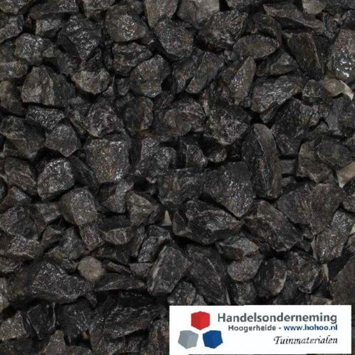 Ardenner split grijs antraciet siersplit oprit parking tuin, Tuin en Terras, Grind, Keien en Split, Nieuw, Split, Antraciet, Basalt