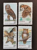 USA 1978 - oiseaux - série de hiboux, Affranchi, Enlèvement ou Envoi, Amérique du Nord