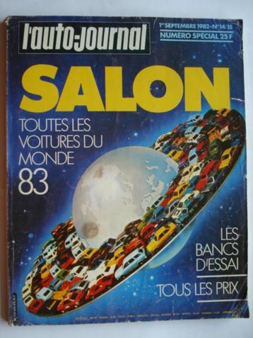 L'auto-journal Salon 1983 Toutes les voitures du monde beschikbaar voor biedingen