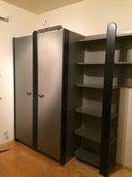 Kleerkast 2 deurs en bijpassende boekenkast, Huis en Inrichting, Kasten | Kleerkasten, Ophalen, Zo goed als nieuw
