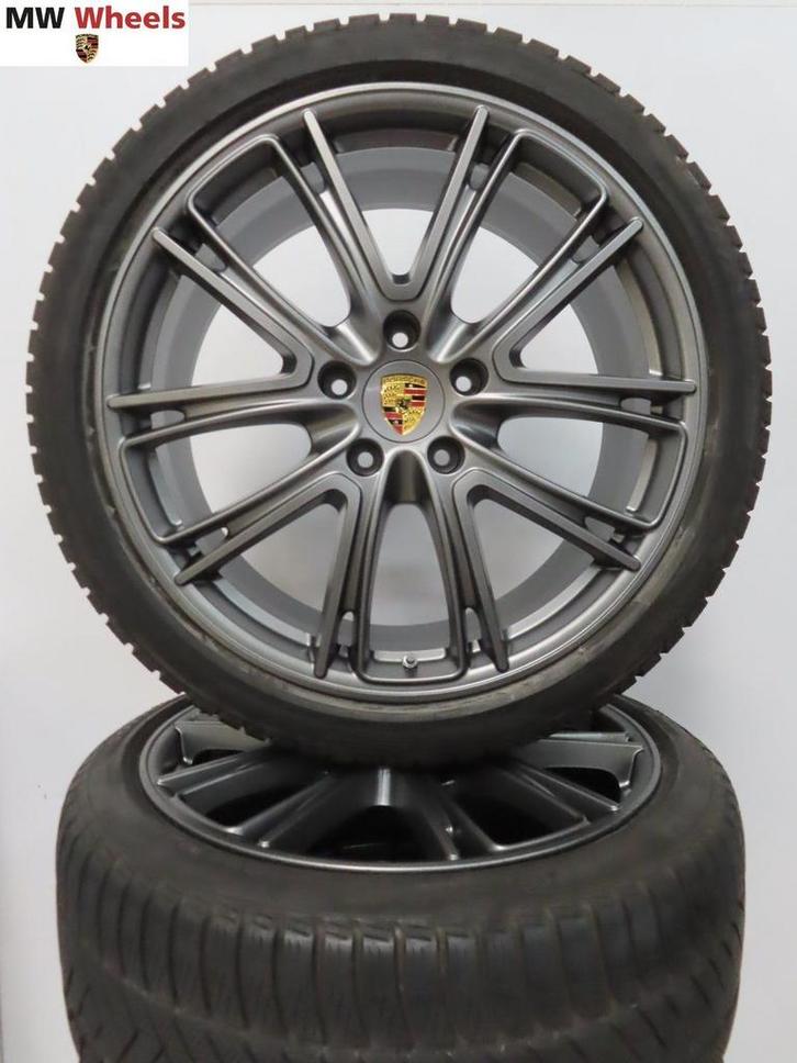 Originele Porsche Panamera 971 21 inch velgen winterbanden, Auto-onderdelen, Banden en Velgen, Banden en Velgen, Winterbanden