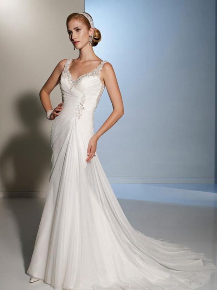 Nieuwe bruidsjurk - Merk Sophia Tolli - maat 42, Kleding | Dames, Trouwkleding en Trouwaccessoires, Nieuw, Trouwjurk, Overige kleuren