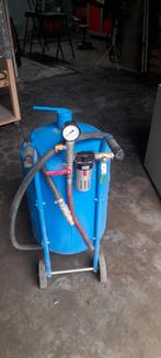 Zandstraal ketel met toebehooren, Doe-het-zelf en Bouw, Compressors, Gebruikt, Ophalen