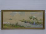 A5250. Aquarell Schilderj van Piet Zonneveld, Antiek en Kunst, Kunst | Schilderijen | Klassiek, Ophalen of Verzenden