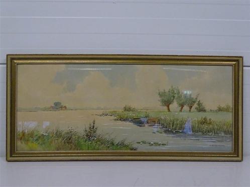 A5250. Aquarell Schilderj van Piet Zonneveld, Antiek en Kunst, Kunst | Schilderijen | Klassiek, Ophalen of Verzenden