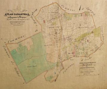 originele oude kadasterkaart Mazenzele, 1836 beschikbaar voor biedingen