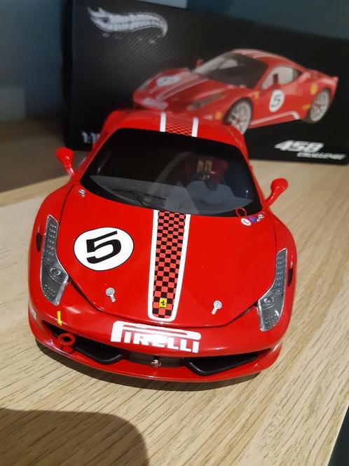 (Nieuw) Ferrari 458 challenge 1/18 elite, Hobby en Vrije tijd, Modelauto's | 1:18, Zo goed als nieuw, Anson, Ophalen of Verzenden