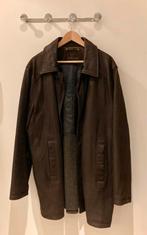 Milestone XL leren jack, Ophalen, Maat 52/54 (L), Bruin, Milestone