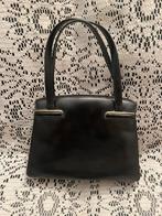 DELVAUX vintage zwarte leren tas in TB-conditie, Ophalen of Verzenden