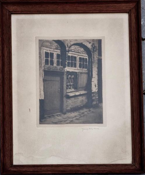 Maurice Emile BLIECK -Ets IEPER 1912, Antiek en Kunst, Kunst | Etsen en Gravures, Ophalen
