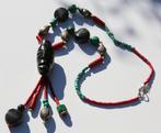 Mooie etnische halsketting nieuw, Handtassen en Accessoires, Kettingen, Ophalen of Verzenden, Nieuw, Zwart