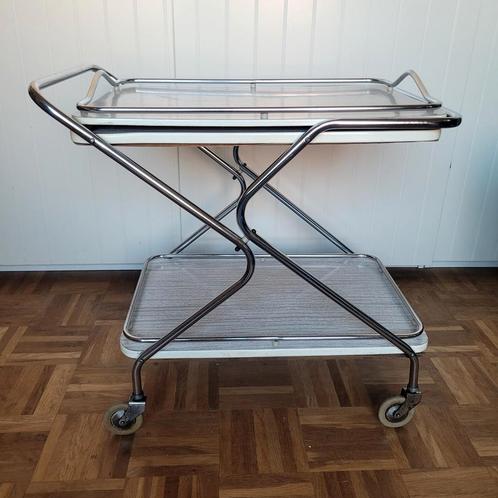 Vintage Torck serveerkar – Belgisch design, Huis en Inrichting, Woonaccessoires | Overige, Gebruikt, Ophalen