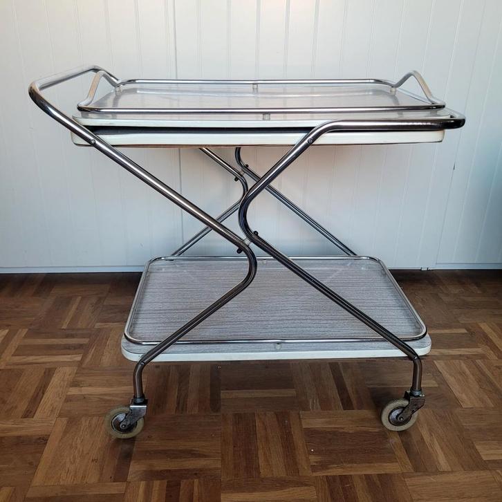 Vintage Torck serveerkar – Belgisch design, Huis en Inrichting, Woonaccessoires | Overige, Gebruikt, Ophalen