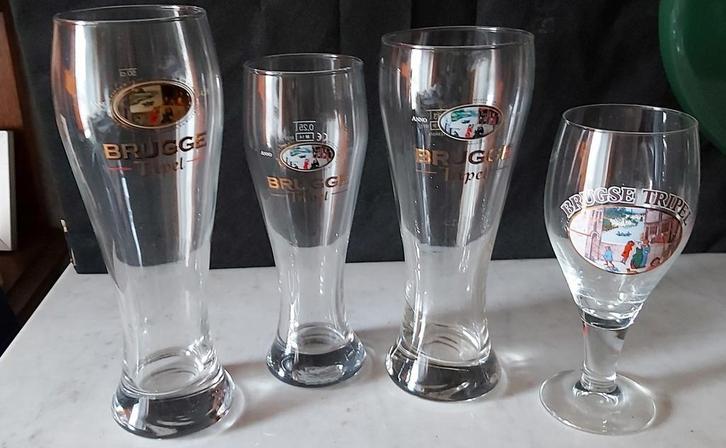 Brugse Tripel 4 verschillende, Verzamelen, Biermerken, Zo goed als nieuw, Palm, Ophalen of Verzenden