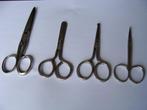 4 ciseaux,1 ciseau spécial,1coupe ongle, vintage, Enlèvement ou Envoi