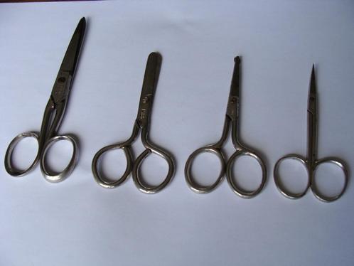4 ciseaux, 1 coupe ongle, collection,vintage, Antiek en Kunst, Antiek | Gereedschap en Instrumenten, Ophalen of Verzenden