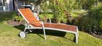 Mooie ligzetel te koop in mooie staat., Tuin en Terras, Ophalen, Zo goed als nieuw, Aluminium
