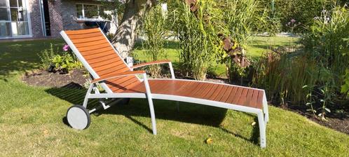 Mooie ligzetel te koop in mooie staat., Tuin en Terras, Ligbedden, Zo goed als nieuw, Aluminium, Ophalen