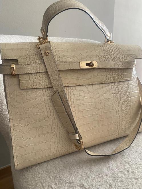 Handtas /werktas Gianni Notaro -Carol J., Handtassen en Accessoires, Tassen | Damestassen, Nieuw, Handtas, Beige, Ophalen