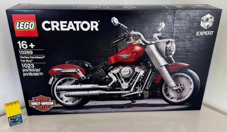 Lego 10269 Harley-Davidson Fat Boy, Kinderen en Baby's, Speelgoed | Duplo en Lego, Nieuw, Lego, Complete set, Ophalen of Verzenden
