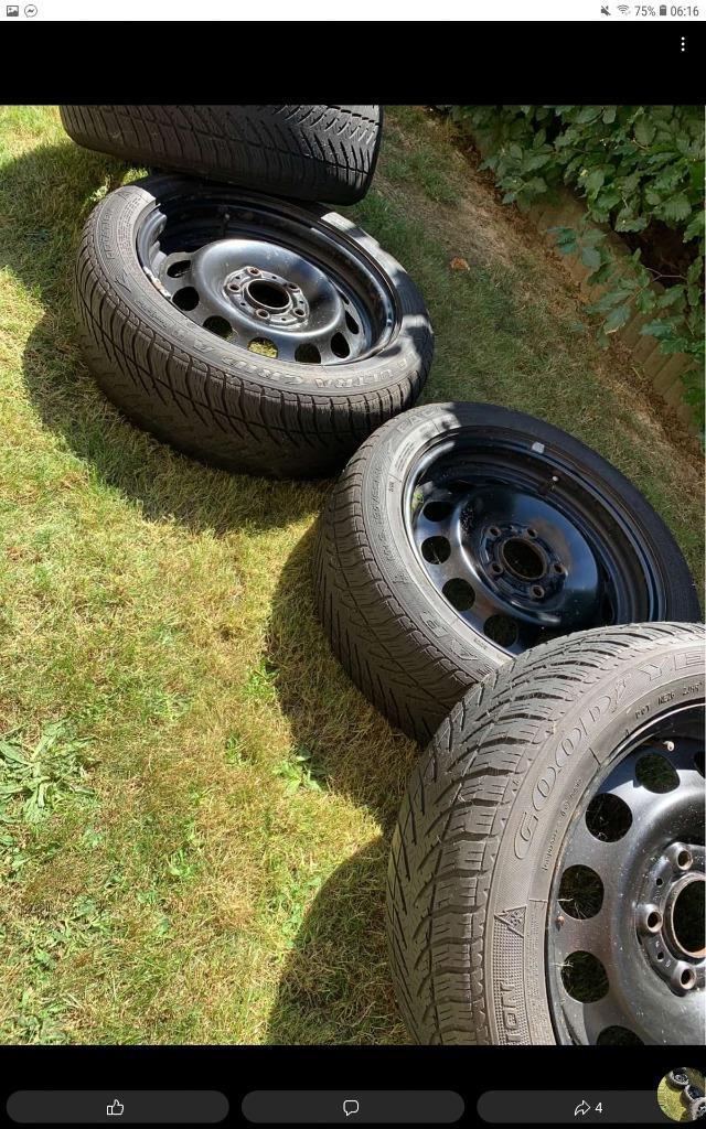 4 jantes acier 16 pouces originale BMW (5×120), Auto-onderdelen, Overige Auto-onderdelen, BMW, Gebruikt, Ophalen