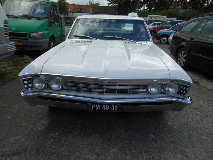 Chevrolet Chevelle 300 chevelle, Auto's, Chevrolet, Overige modellen, Benzine, Coupé, Automaat, Wit, Zwart, Onderhoudsboekje