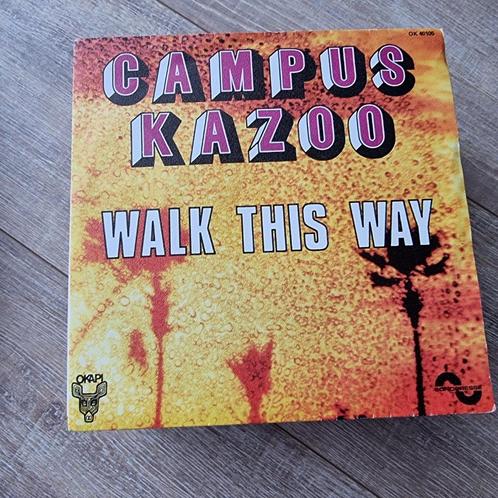 45T Campus Kazoo – Walk This Way / Ten Out Of Ten, CD & DVD, Vinyles Singles, Utilisé, Single, Pop, 7 pouces, Enlèvement ou Envoi