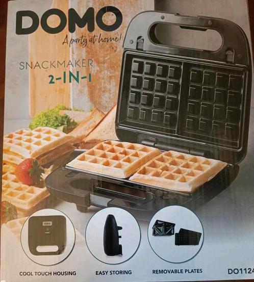 Gaufrier et croque monsieur 2 en 1, Elektronische apparatuur, Wafelijzers, Nieuw, Ophalen of Verzenden