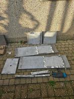 Geef stuckjes blauwe steen, Tuin en Terras, Tegels en Klinkers, Ophalen