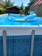 A VENDRE PISCINE TUBULAIRE HORS SOL BESTWAY POWER STEEL, Enlèvement, Utilisé, Rectangulaire, 400 cm ou plus