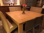 Vierkante tafel, Huis en Inrichting, Tafels | Eettafels, Ophalen, Gebruikt, Vierkant