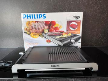 Philips Tafelgrill van 2300 W met geribbelde/gladde plaat beschikbaar voor biedingen
