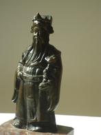 BARBEDIENNE FR. Paris antiek brons bronzen Chinese geleerde, Antiek en Kunst, Ophalen of Verzenden