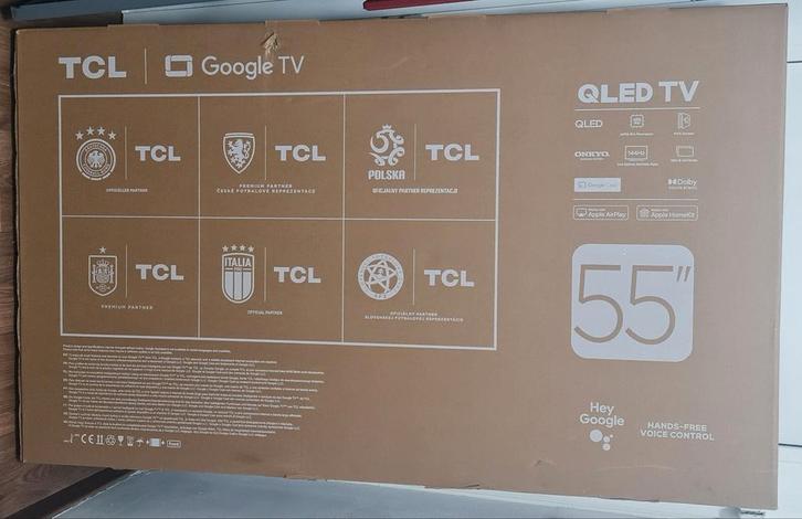 Smart TV TCL 55 inch QLED 4K -
Nieuw in doos, Audio, Tv en Foto, Blu-ray-spelers, Nieuw, Wi-Fi, Ophalen