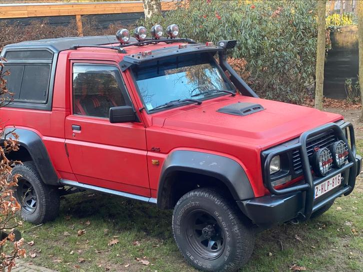 Daihatsu rocky turbo, Auto's, Daihatsu, Particulier, Rocky, 4x4, Diesel, Overige carrosserie, 3 deurs, Handgeschakeld, Rood, Ophalen