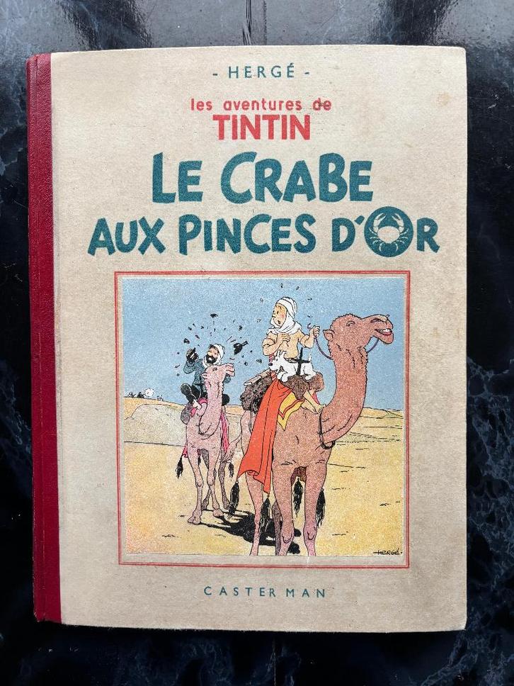 TINTIN - LE CRABE AUX PINCES D'OR - EO N&B  - A13 -1941, Livres, BD, Utilisé, Une BD, Enlèvement ou Envoi