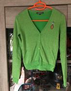Groene gilet met pinkelingen maat 12 jaar, Ophalen, Zo goed als nieuw, Meisje, Trui of Vest