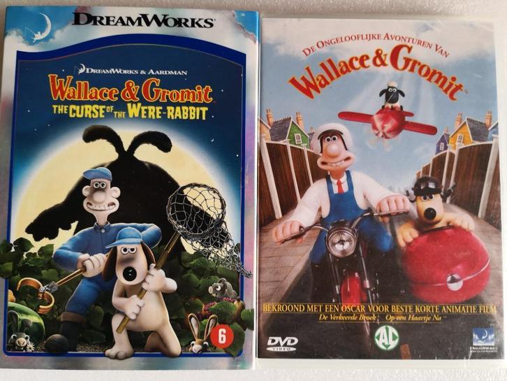 dvd's wallace & gromit uit te kiezen, Cd's en Dvd's, Dvd's | Tekenfilms en Animatie, Ophalen of Verzenden