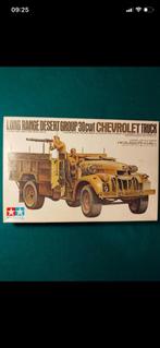 Tamiya long desert group chevrolet 1:35, Ophalen of Verzenden, Zo goed als nieuw, Tamiya