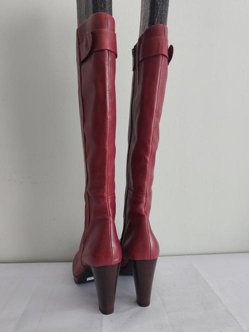 163C* MANAS sexy bottes rouges-bordeaux tout cuir (39), Vêtements | Femmes, Chaussures, Neuf, Bottes hautes, Rouge, Envoi
