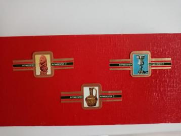 Rétro vintage: 3 sigarenbandjes Ritmeester (perfecte staat) beschikbaar voor biedingen
