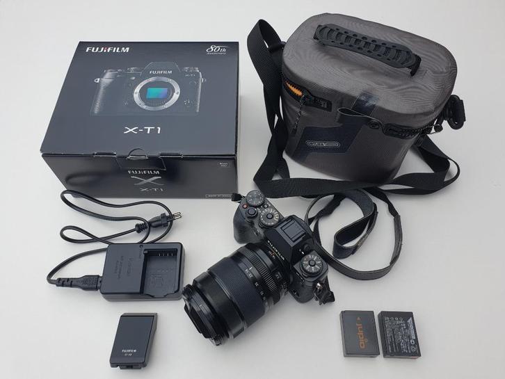 Fujifilm X-T1 met lens XF 18-135mm en Ortlieb fototas, Audio, Tv en Foto, Foto | Lenzen en Objectieven, Gebruikt, Telelens, Zoom