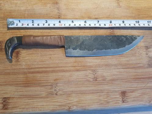 Couteau lame fixe brut de forge, Diversen, Overige Diversen, Nieuw, Ophalen of Verzenden